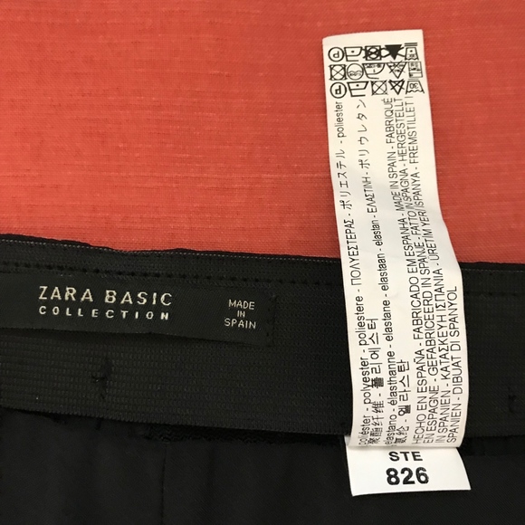 NWT ZARA FRILLY CREPE TROUSERS - Picture 4 of 4